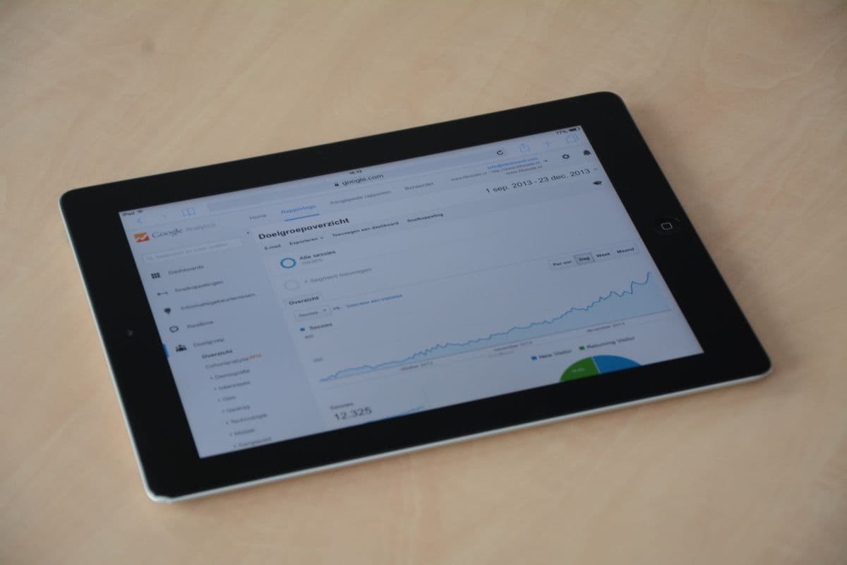Website analytics for non-technical owners — a simple dashboard with visitor numbers