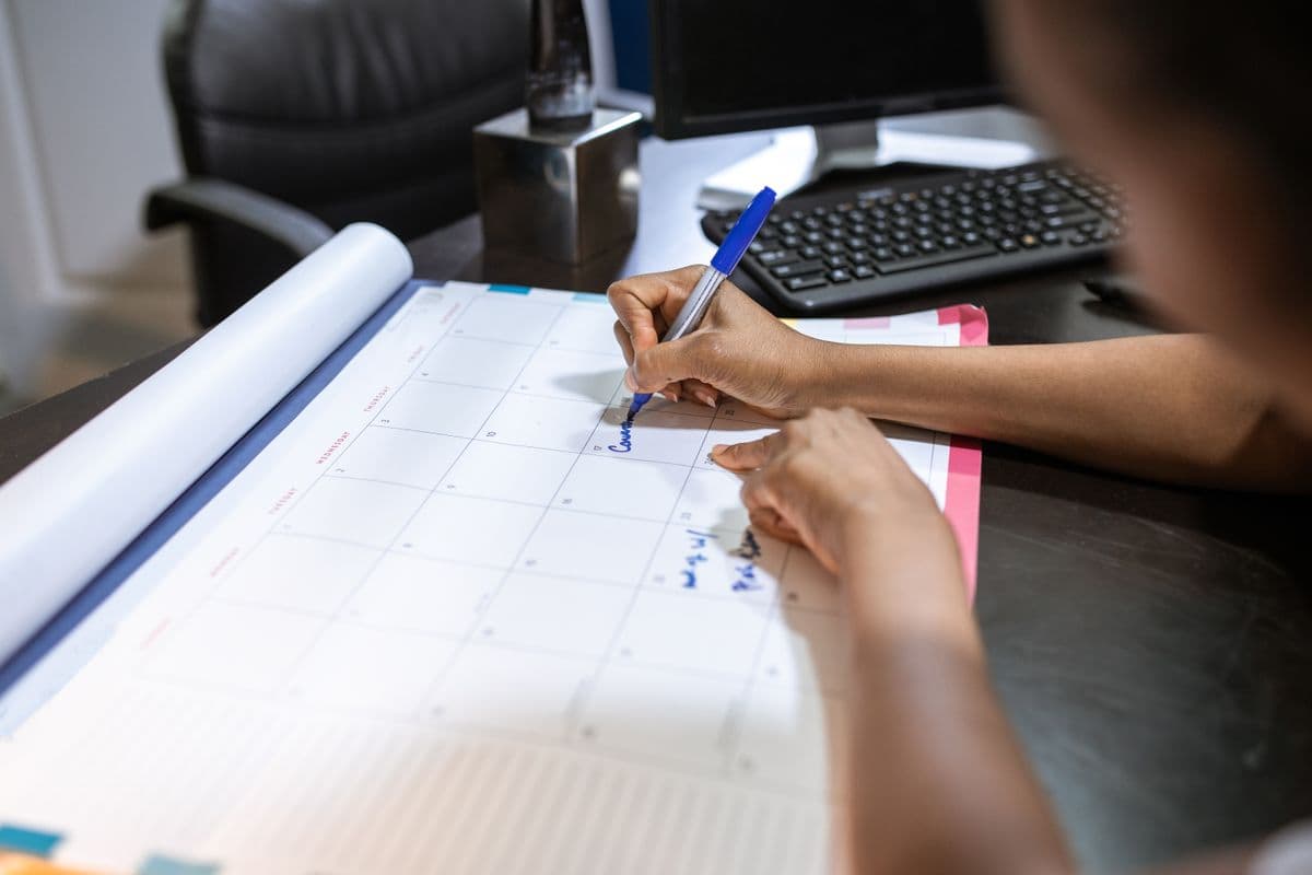 Realistic website project timeline for a Malaysian business — planning calendar and milestones